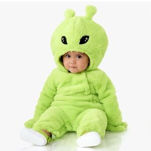 Pottery Barn Kids Baby Alien Halloween Costume Size 6-12 Months